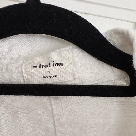 NWOT Aritzia Wilfred Free White Linen Shirt - Picture 9 of 9
